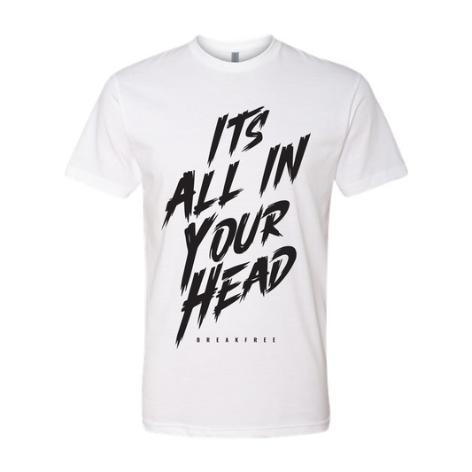 Its All In Your Head front logo/white