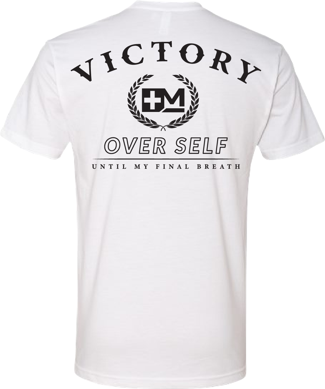 Victory over self/Black on white